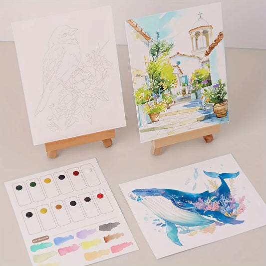6 Simple Watercolour Tips for Calm, Creative Moments