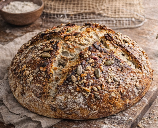 Seeded Artisan Sourdough Bread