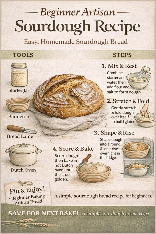 Beginner Artisan Sourdough Recipe