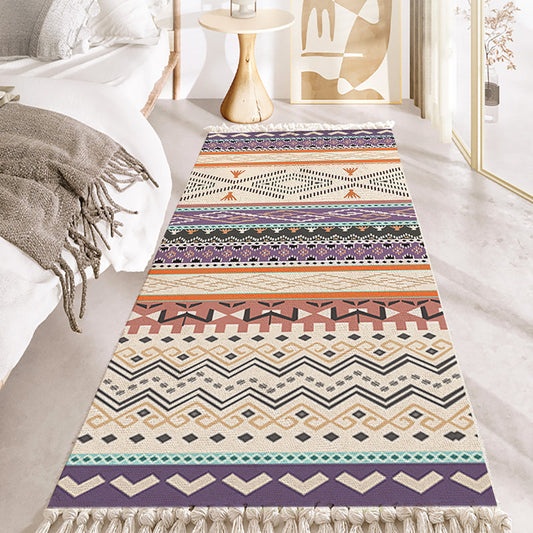 90cm Vintage Bathroom Runner Rug - Boho Kitchen Area Rug for Home Decor