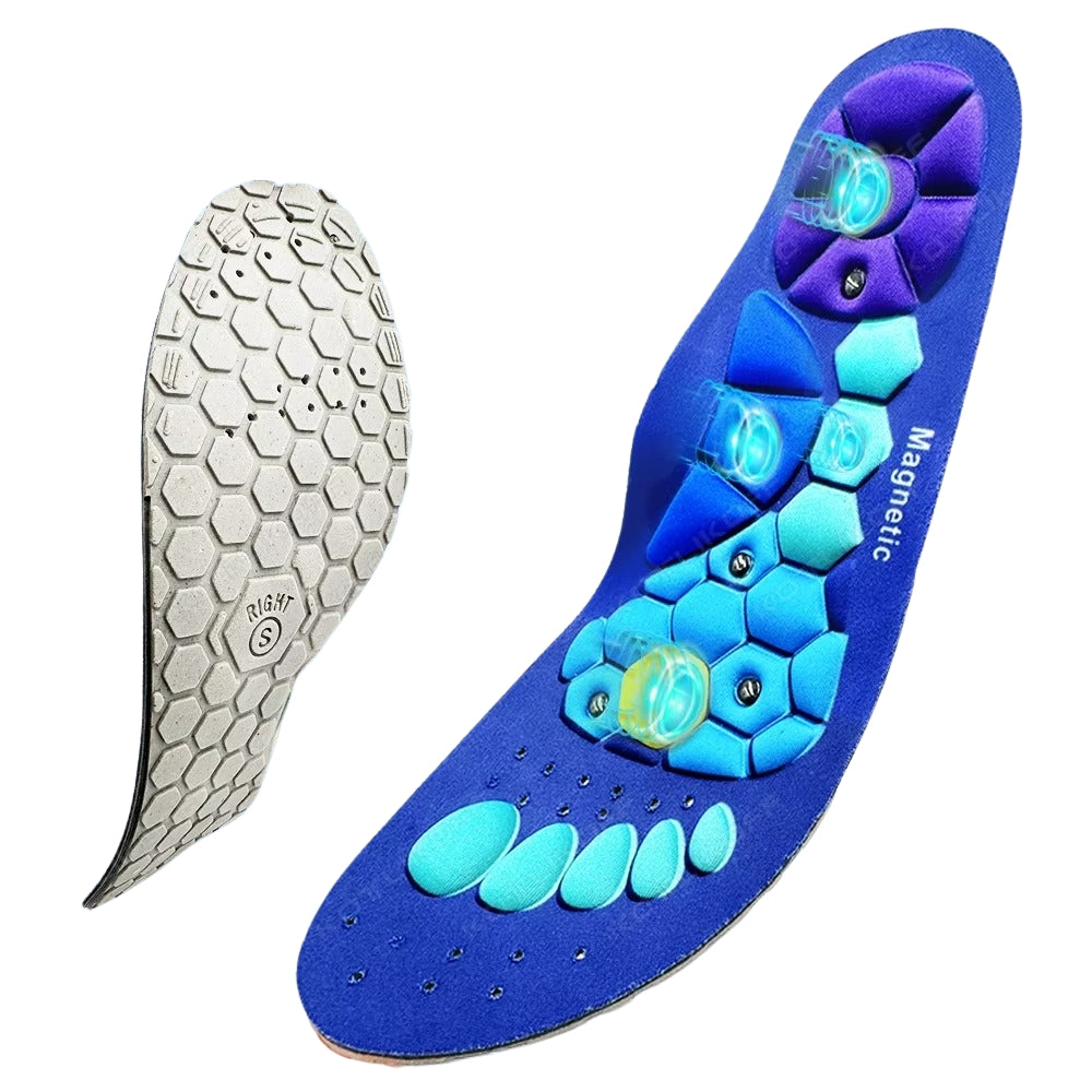 Magnetic Therapy Sports Insoles for Foot Massage Weight Loss and Health